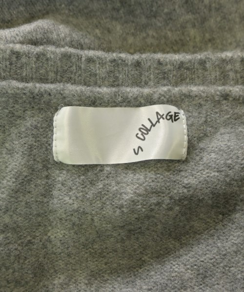 S COLLAGE（エスコラージュ）ニット・セーター グレー サイズ:F レディース/2200656079032