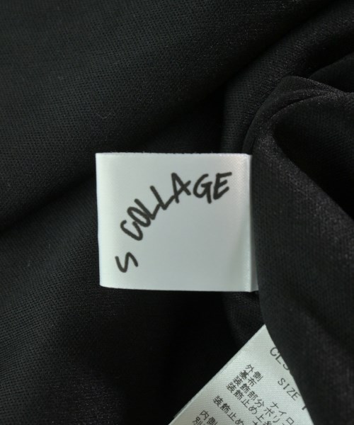 S COLLAGE（エスコラージュ）ワンピース 黒 サイズ:F レディース/2200660628059