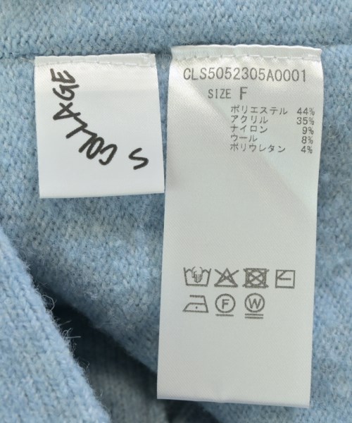 S COLLAGE（エスコラージュ）ニット・セーター 青 サイズ:F レディース/2200646154091