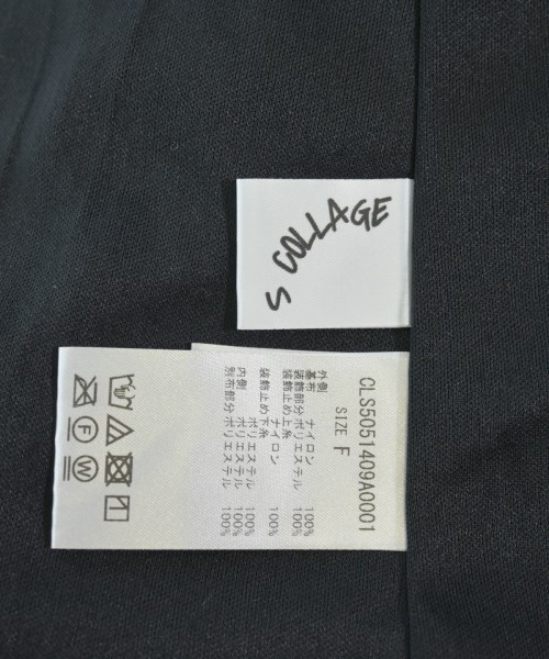 S COLLAGE（エスコラージュ）ワンピース 黒 サイズ:F レディース/2200724916078