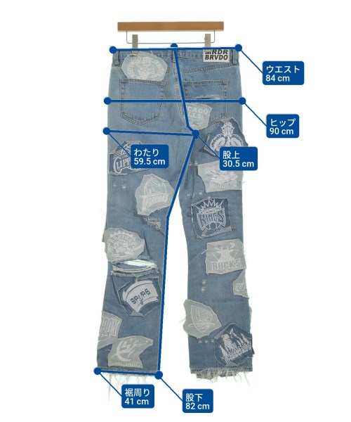 EV BRAVADO（エヴブラバド）デニムパンツ 青 サイズ:32(M位) メンズ/2200652172010