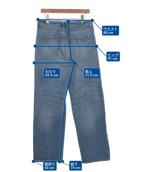 AUBERGE（オーベルジュ）デニムパンツ 青 サイズ:42(XS位) メンズ/2200651184540