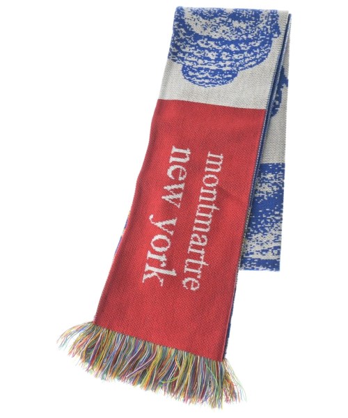 MONTMARTRE NEW YORK(モンマルトルニューヨーク)マフラー 青 サイズ:-/2200644301039