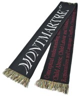 MONTMARTRE NEW YORK（モンマルトルニューヨーク）マフラー 黒 サイズ:- メンズ/2200679209041