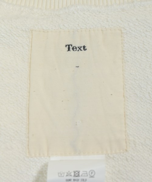 Text（テキスト）スウェット 白 サイズ:2(M位) メンズ/2200659457035