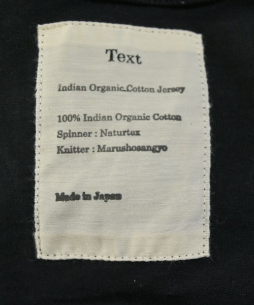 Text（テキスト）Tシャツ・カットソー 黒 サイズ:3(L位) メンズ/2200630508107