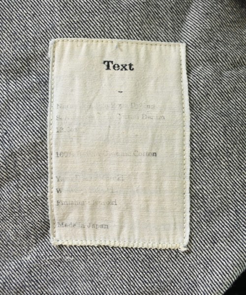 Text（テキスト）デニムパンツ 紺 サイズ:2(M位) メンズ/2200706919097