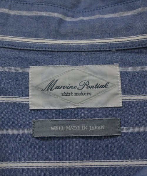 Marvine Pontiak Shirts Makers（マービンポンティアックシャツメーカーズ）カジュアルシャツ 青 サイズ:ONE メンズ/2200637638067