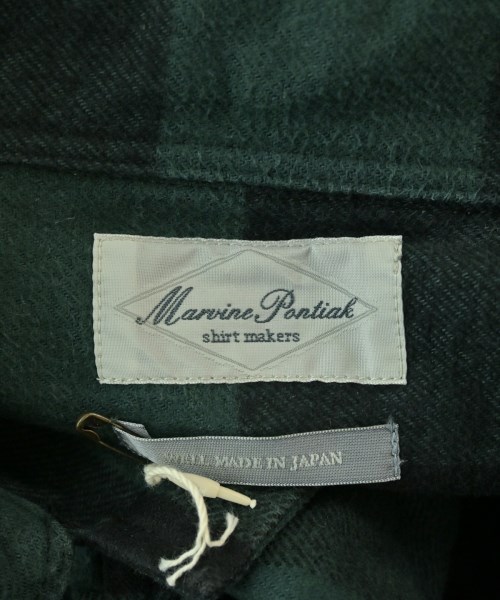 Marvine Pontiak Shirts Makers（マービンポンティアックシャツメーカーズ）カジュアルシャツ 緑 サイズ:F メンズ/2200670903085
