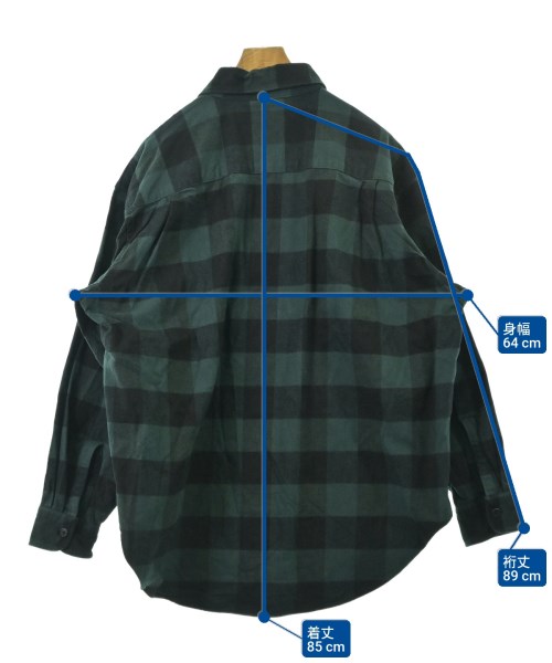 Marvine Pontiak Shirts Makers（マービンポンティアックシャツメーカーズ）カジュアルシャツ 緑 サイズ:F メンズ/2200670903085