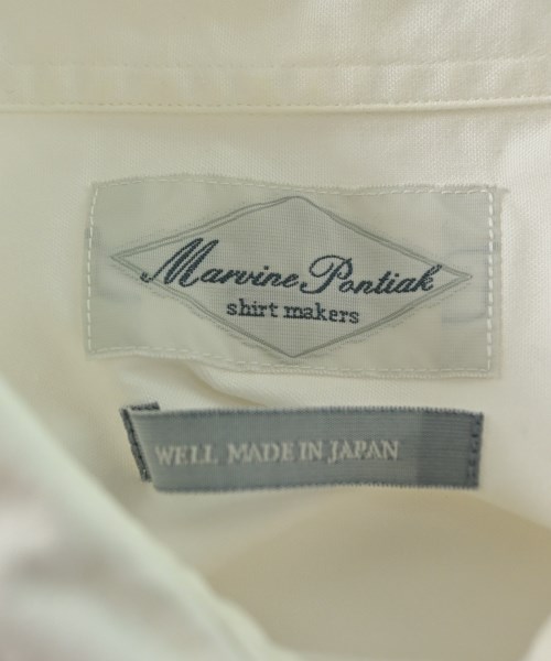 Marvine Pontiak Shirts Makers（マービンポンティアックシャツメーカーズ）カジュアルシャツ 白 サイズ:ONE メンズ/2200678414019
