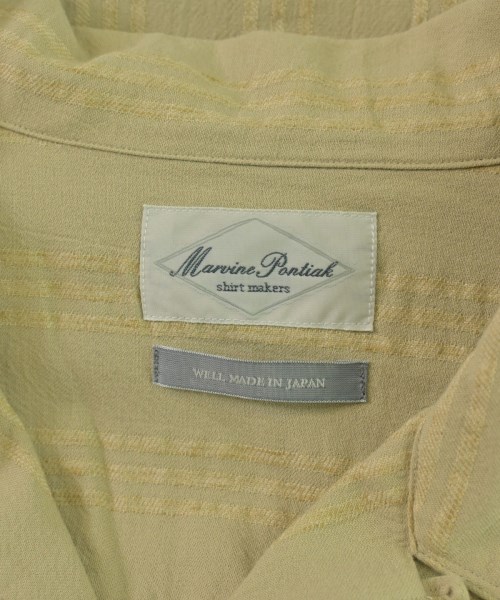 Marvine Pontiak Shirts Makers（マービンポンティアックシャツメーカーズ）カジュアルシャツ ベージュ サイズ:ONE メンズ/2200694174362