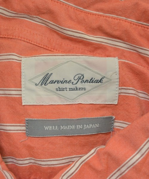 Marvine Pontiak Shirts Makers（マービンポンティアックシャツメーカーズ）カジュアルシャツ オレンジ サイズ:F メンズ/2200719077067