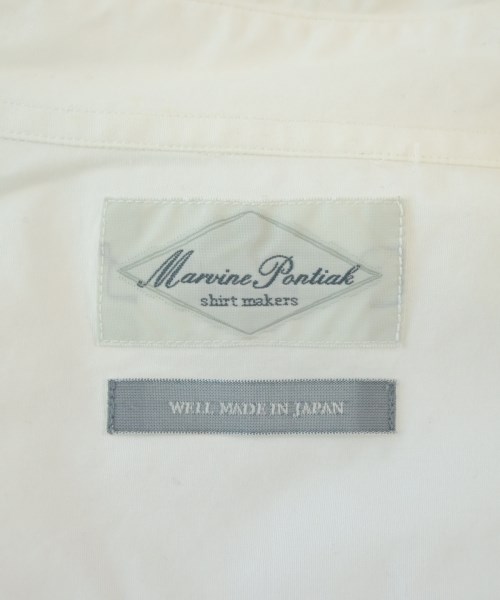 Marvine Pontiak Shirts Makers（マービンポンティアックシャツメーカーズ）カジュアルシャツ 白 サイズ:ONE メンズ/2200645266047
