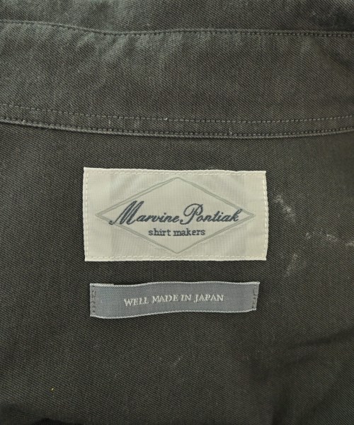 Marvine Pontiak Shirts Makers（マービンポンティアックシャツメーカーズ）カジュアルシャツ グレー サイズ:F メンズ/2200666822062