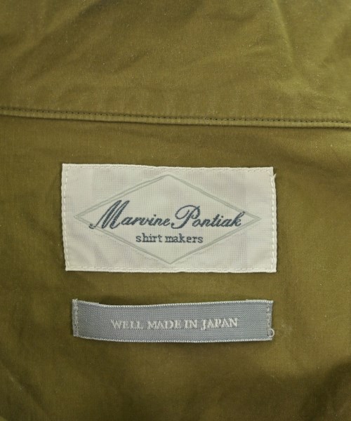 Marvine Pontiak Shirts Makers（マービンポンティアックシャツメーカーズ）カジュアルシャツ カーキ サイズ:ONE メンズ/2200666822079