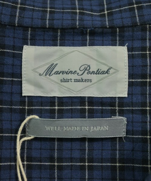 Marvine Pontiak Shirts Makers（マービンポンティアックシャツメーカーズ）カジュアルシャツ 紺 サイズ:ONE メンズ/2200734277107