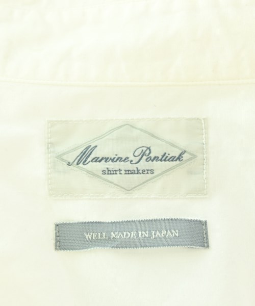 Marvine Pontiak Shirts Makers（マービンポンティアックシャツメーカーズ）カジュアルシャツ 白 サイズ:ONE メンズ/2200692728024