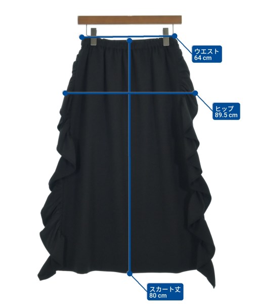 Kittle（キトル）ロング・マキシ丈スカート 黒 サイズ:F レディース/2200620197069