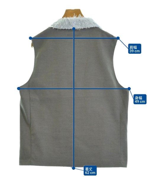 Kittle（キトル）ベスト 青 サイズ:F レディース/2200651933063