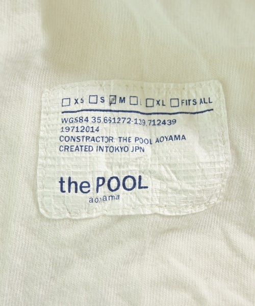 The POOL aoyama（ザプールアオヤマ）Tシャツ・カットソー 白 サイズ:M メンズ/2200698174160