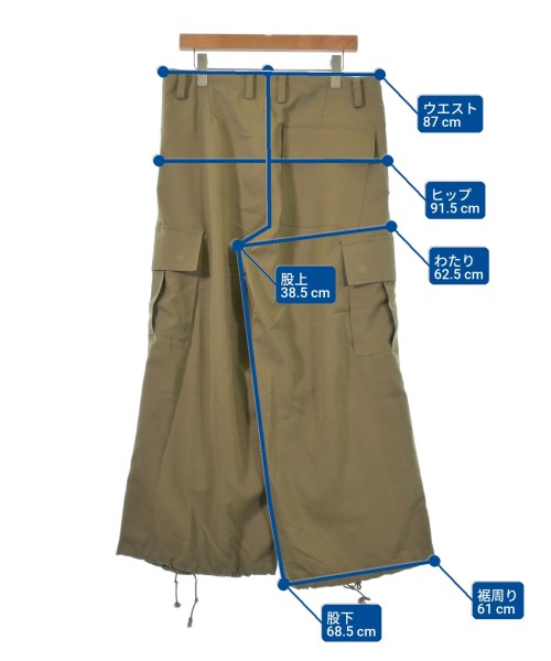 RYO TAKASHIMA（リョウタカシマ）カーゴパンツ カーキ サイズ:1(S位) メンズ/2200615995113