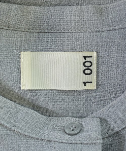 1 001（イチゼロゼロイチ）カジュアルシャツ グレー サイズ:36(S位) レディース/2200650968080