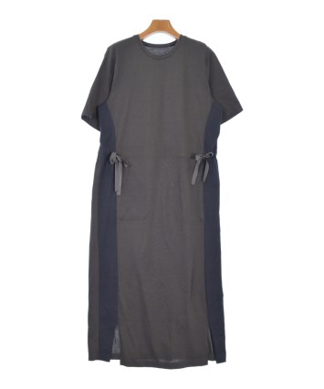 ROBE BLUE FRONCE テープデザインワンピース　ブルー フレンチリネンロングワンピース/BLUE FRONCE 8973｜BLUE FRONCE