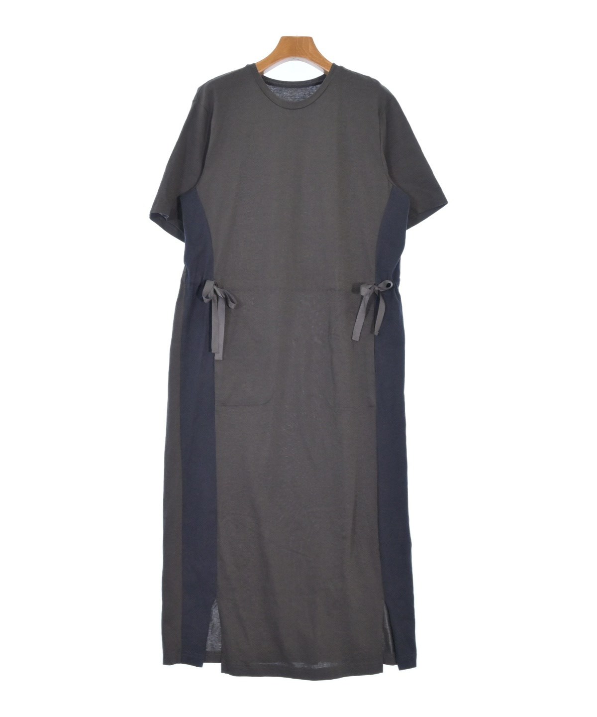 ROBE BLUE FRONCE テープデザインワンピース　ブルー BLUE FRONCE（ブルーフォンセ）ワンピース グレー サイズ:38(M位