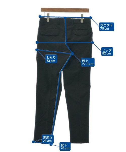 PT TORINO（ピーティートリノ）スラックス 黒 サイズ:46(M位) メンズ/2200640556037