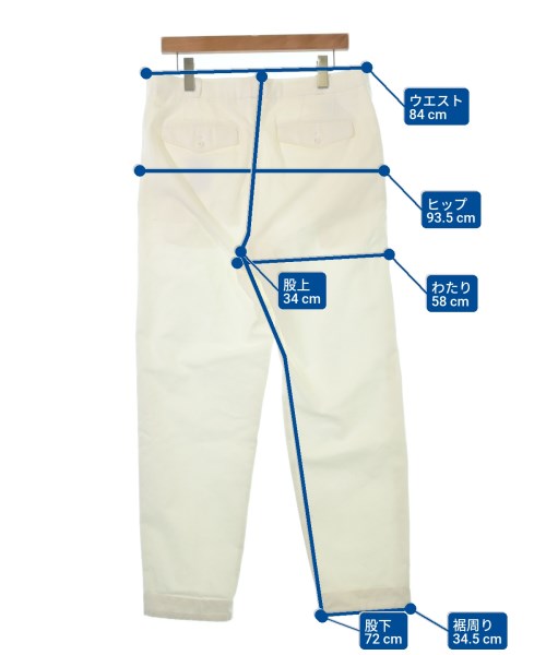 PT TORINO（ピーティートリノ）スラックス 白 サイズ:34(XL位) メンズ/2200622133010