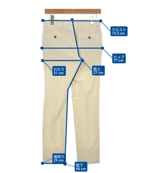 PT TORINO（ピーティートリノ）スラックス 白 サイズ:44(S位) メンズ/2200622888040