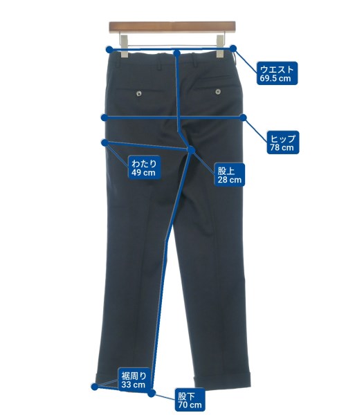 PT TORINO（ピーティートリノ）スラックス 紺 サイズ:42(XS位) メンズ/2200633546014