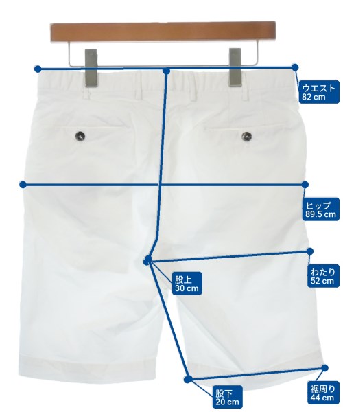 PT TORINO（ピーティートリノ）ショートパンツ 白 サイズ:48(L位) メンズ/2200613820011