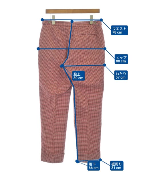 PT TORINO（ピーティートリノ）スラックス 赤 サイズ:42(M位) レディース/2200671083045