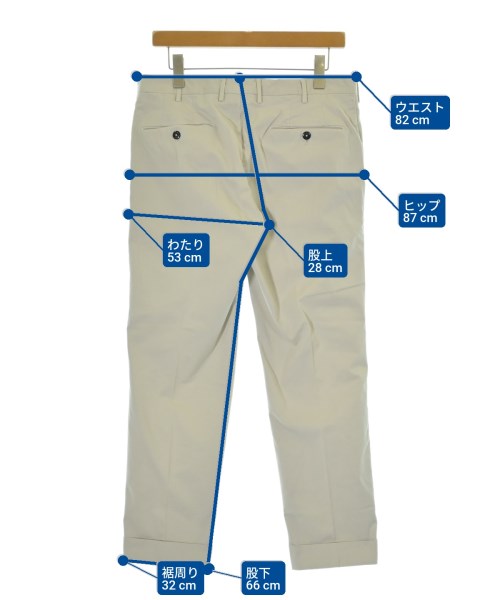 PT TORINO（ピーティートリノ）スラックス 白 サイズ:48(L位) メンズ/2200671652029