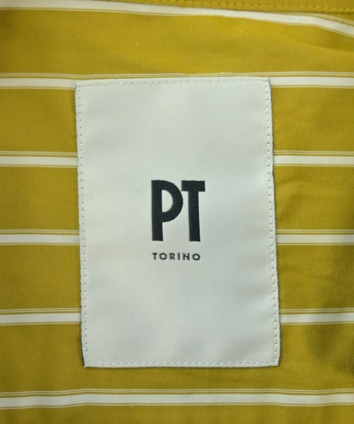 PT TORINO（ピーティートリノ）カジュアルシャツ 黄 サイズ:41(XL位) メンズ/2200681740105