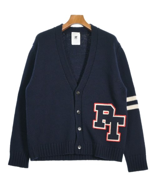 PT TORINO(ピーティートリノ)カーディガン 紺 サイズ:48(L位)/2200659762016