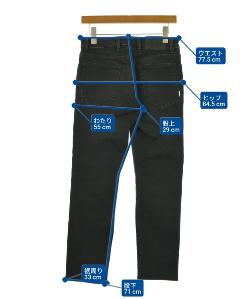 PT TORINO（ピーティートリノ）デニムパンツ 黒 サイズ:29(S位) メンズ/2200635692054