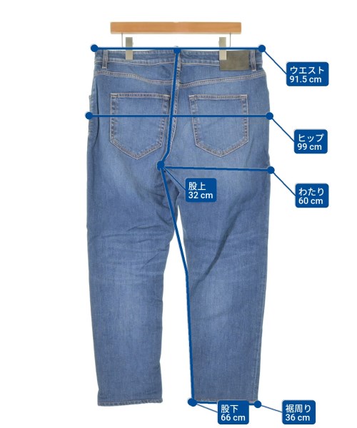 PT TORINO（ピーティートリノ）デニムパンツ 青 サイズ:35(XL位) メンズ/2200668513098