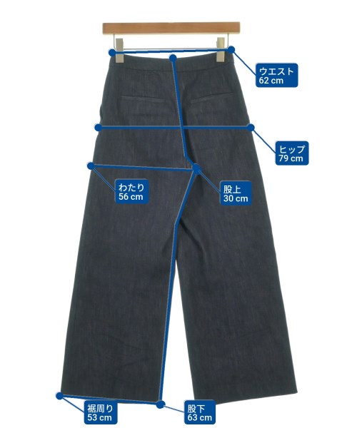 PT TORINO（ピーティートリノ）スラックス 紺 サイズ:36(XS位) レディース/2200670473021