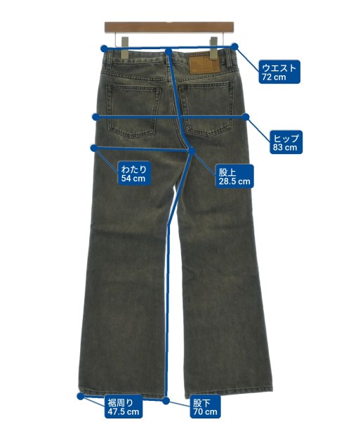 M.P Studios（エムピーストゥディオ）デニムパンツ グレー サイズ:-(S位) メンズ/2200628647078