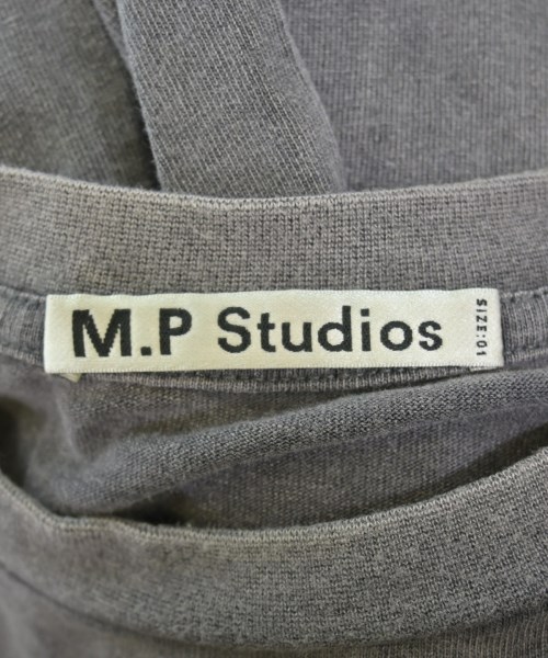 M.P Studios（エムピーストゥディオ）Tシャツ・カットソー グレー サイズ:1(S位) メンズ/2200607140071