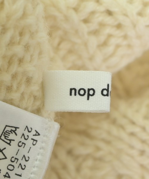 nop de nod（ノップドゥノッド）ベスト/ノースリーブ ベージュ サイズ:M レディース/2200695213138