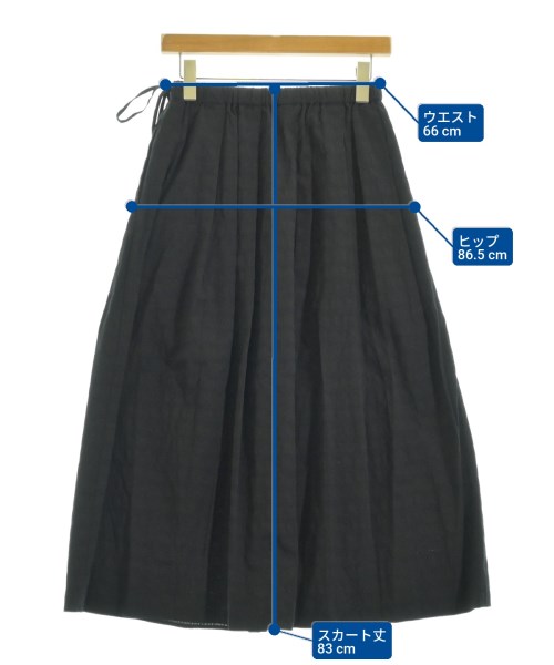 nop de nod（ノップドゥノッド）ロング・マキシ丈スカート 黒 サイズ:M レディース/2200658931048