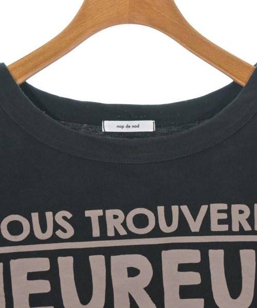 nop de nod（ノップドゥノッド）Tシャツ・カットソー 黒 サイズ:M レディース/2200716920045