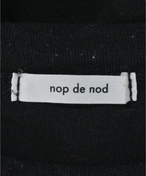 nop de nod（ノップドゥノッド）Tシャツ・カットソー 黒 サイズ:M レディース/2200716920076