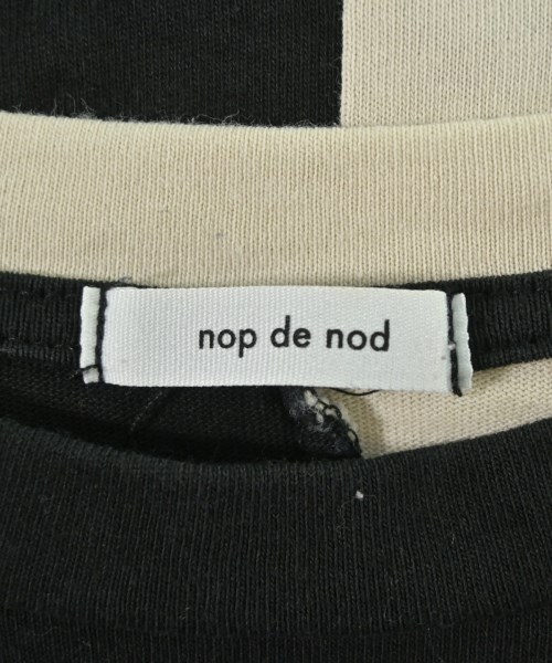 nop de nod（ノップドゥノッド）Tシャツ・カットソー 黒 サイズ:M レディース/2200719082092