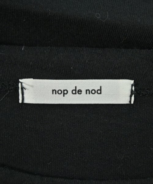 nop de nod（ノップドゥノッド）Tシャツ・カットソー 黒 サイズ:M レディース/2200719082122