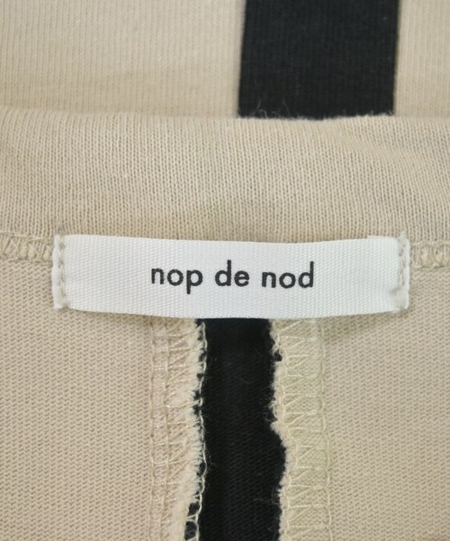 nop de nod（ノップドゥノッド）Tシャツ・カットソー ベージュ サイズ:M レディース/2200646253046